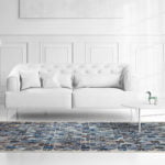 a large bed in a room