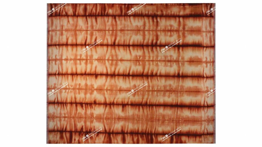 Mae Artisan Rugs | Kelim Batik Orange 12204 3.00 x 2.50m 2.5m X 3m Mae Rugs Template Top View