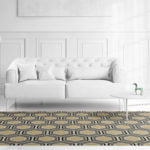The Honeycomb hand-knotted geometric Kelim rug from MAE Artisan Rugs