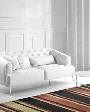 a living room filled with furniture and a large window